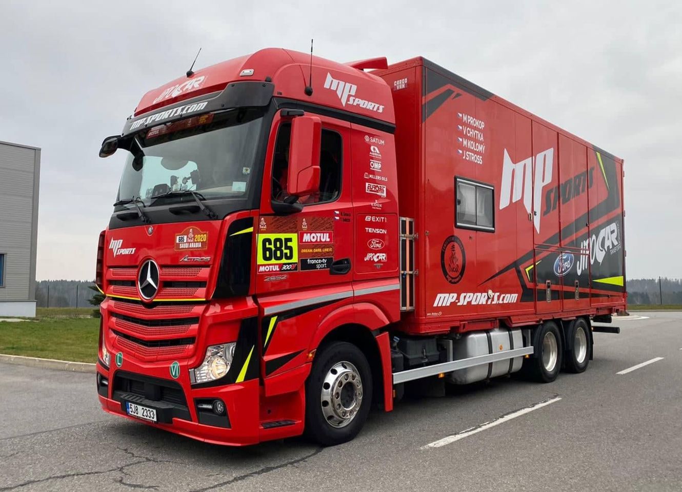 Dakar 2020 doprovod