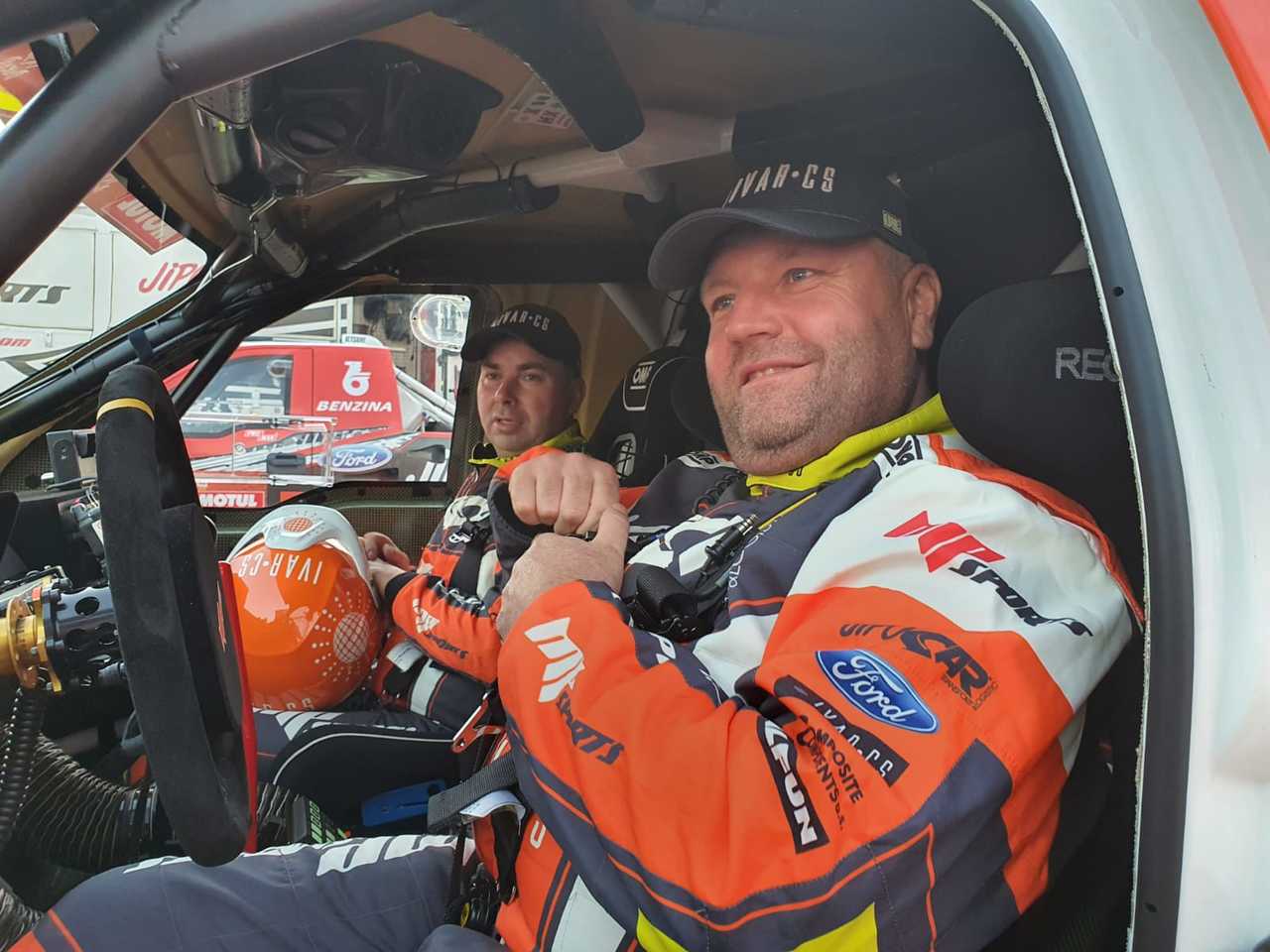 Martin Kolomý shakedown / test vozidel před závodem
