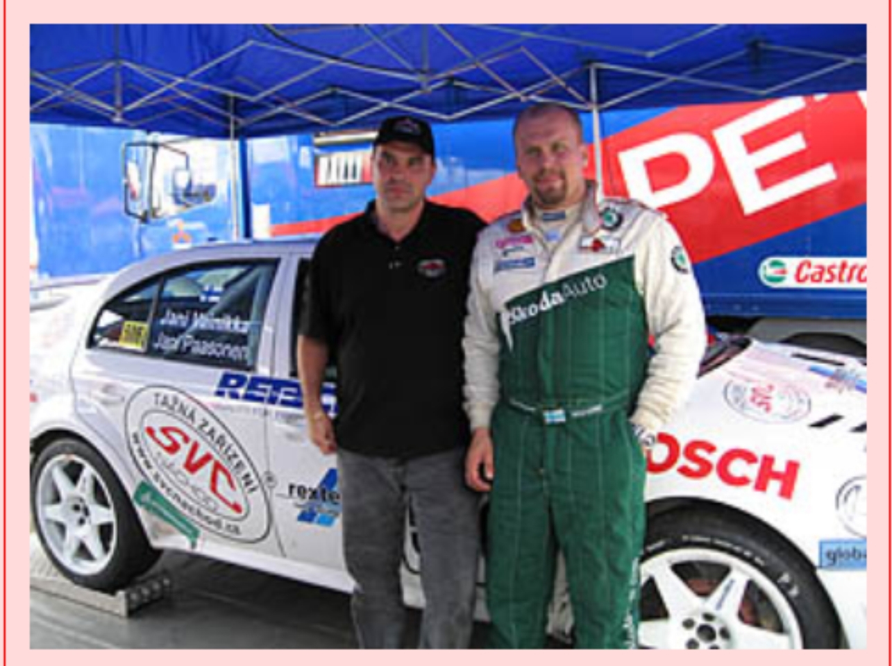 Jani Paasonen světové rallyové eso s barvách SVC Náchod!