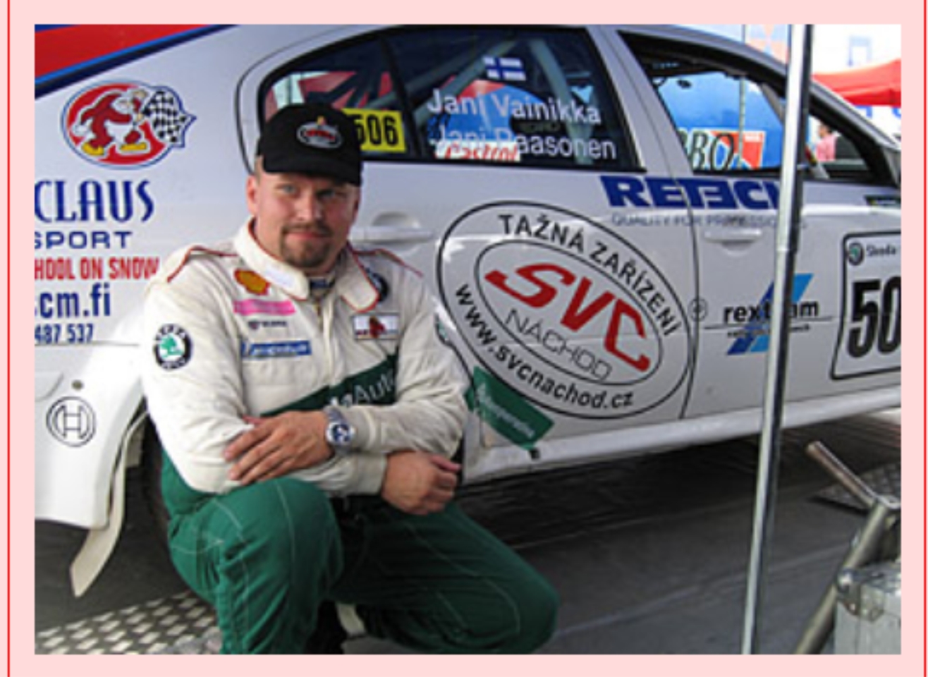 Jani Paasonen světové rallyové eso s barvách SVC Náchod!