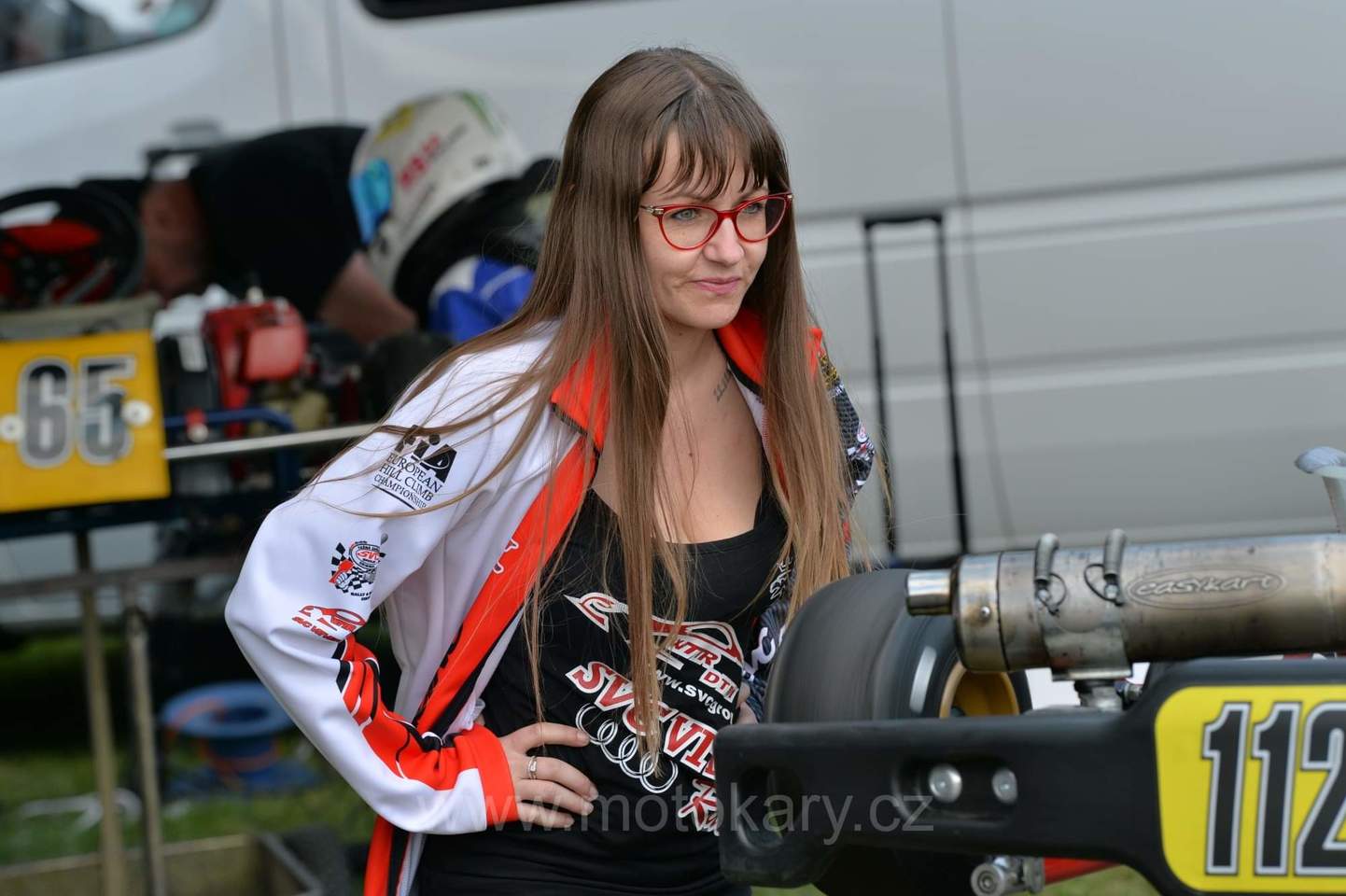 Lucie Vitverová - Manažerka SVC RACING SVC GROUP kart, motokára