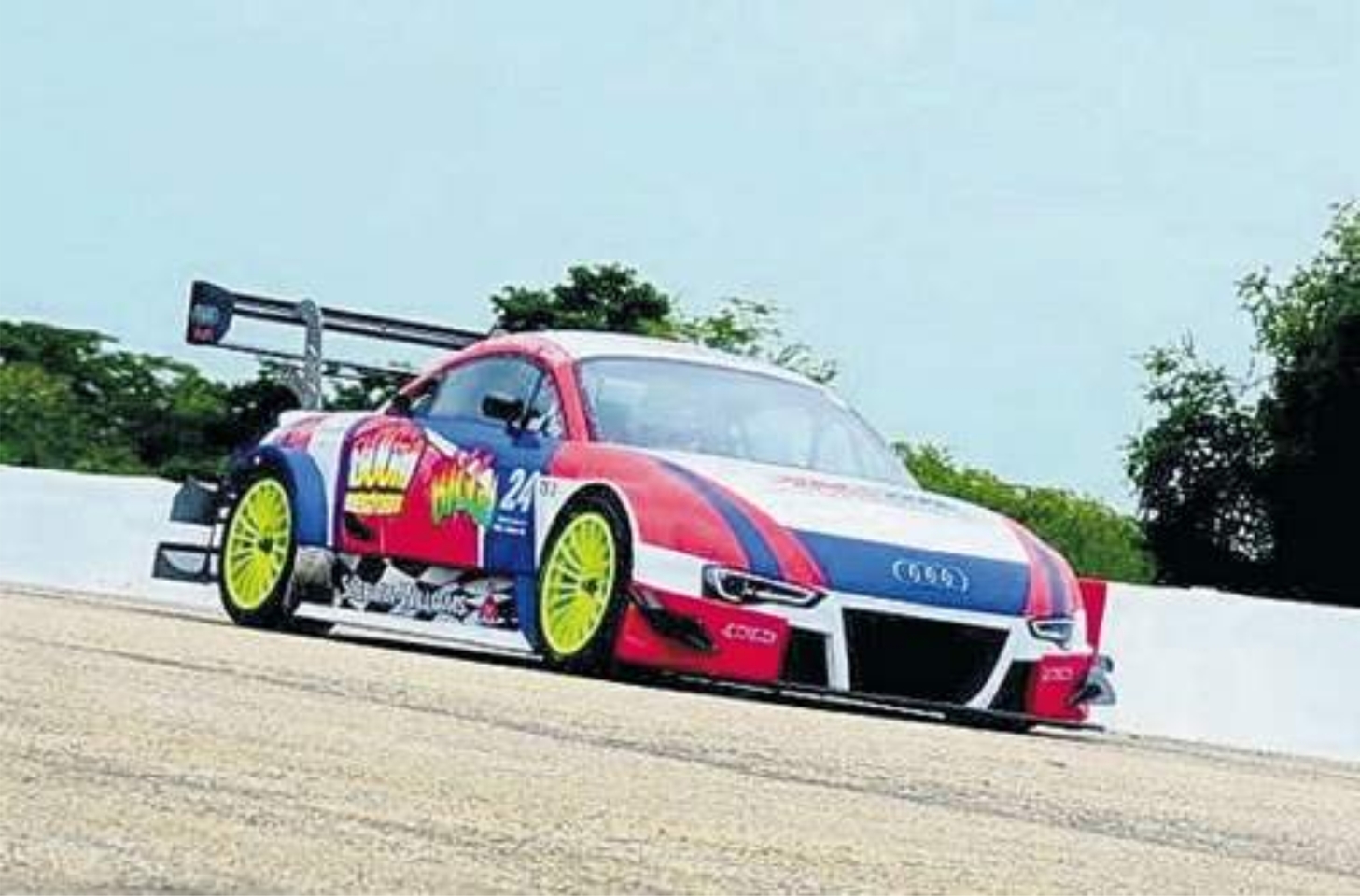AUDI TT-R DTM Jamajca informace k vozu