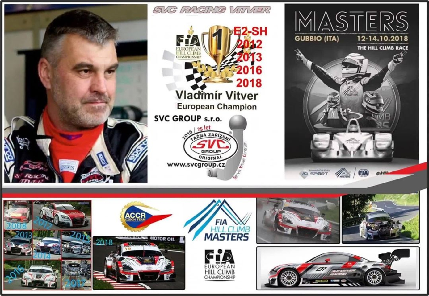 MASTERS Národů Gubioo Italie 2018 - Vladimir Vitver Audi TT-R DTM WTTR FIA Hill Climb