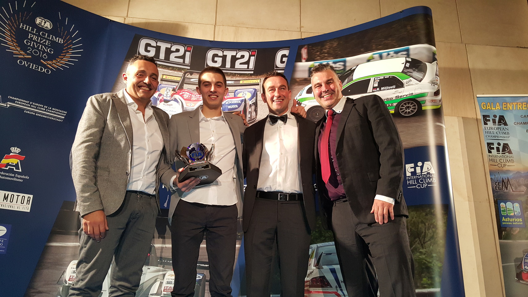 Misrovství Evropy v závodech do vrchu, Španělsko, vyhlášení, Vladimír Vitver, 3 absolutně za SVC Group a SVC Vitver Racing