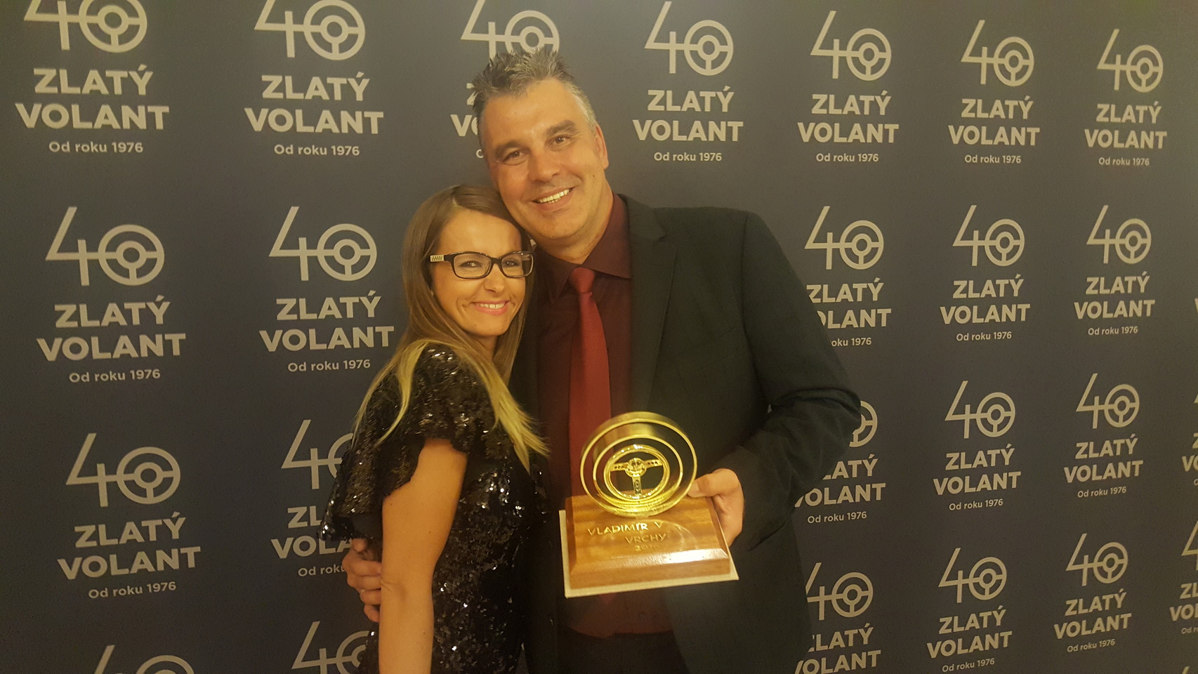 Zlatý volant v závodech do vrchu, Praha, vyhlášení, Vladimír Vitver, 1 absolutně za SVC Group a SVC Vitver Racing