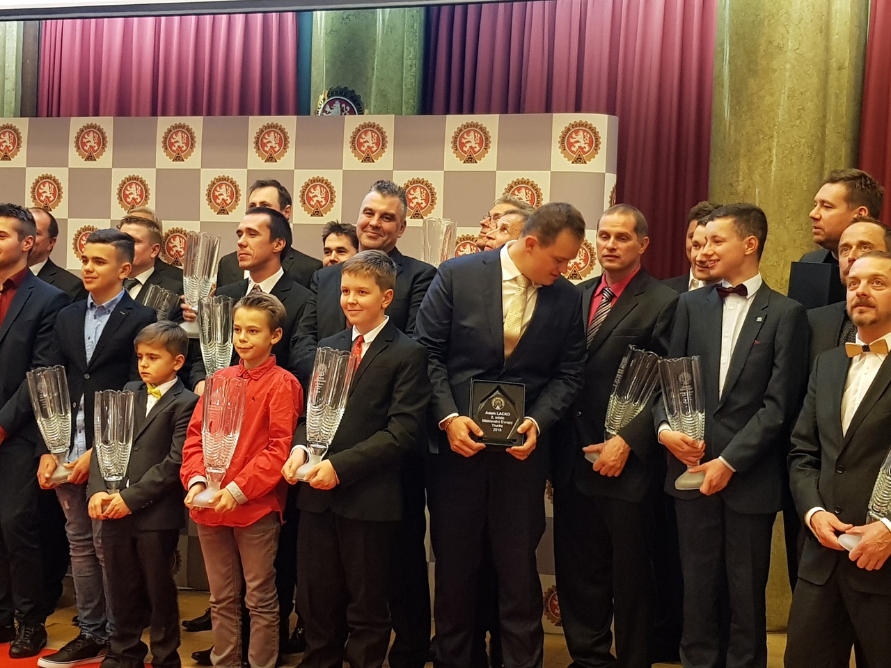 Vyhlášení mistrů ČR, Praha, Vladimír Vitver za SVC Group a SVC Vitver Racing