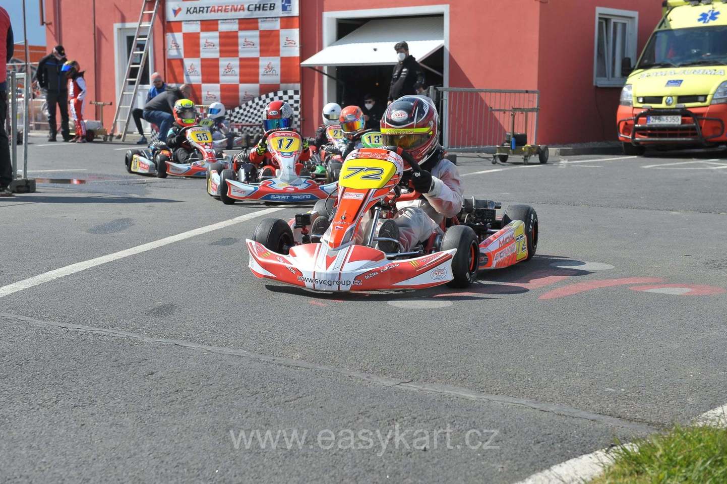 SVC Racing - Czech Kart Open Cheb 1 závod MČR v kartingu 2021