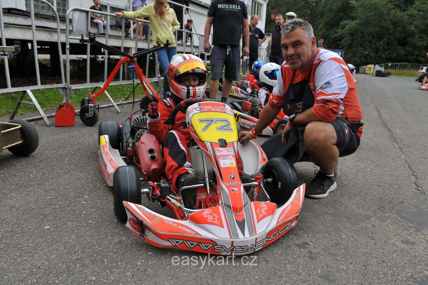 5 závod MČR v kartingu na trati zvané české zelené peklo v Písku.