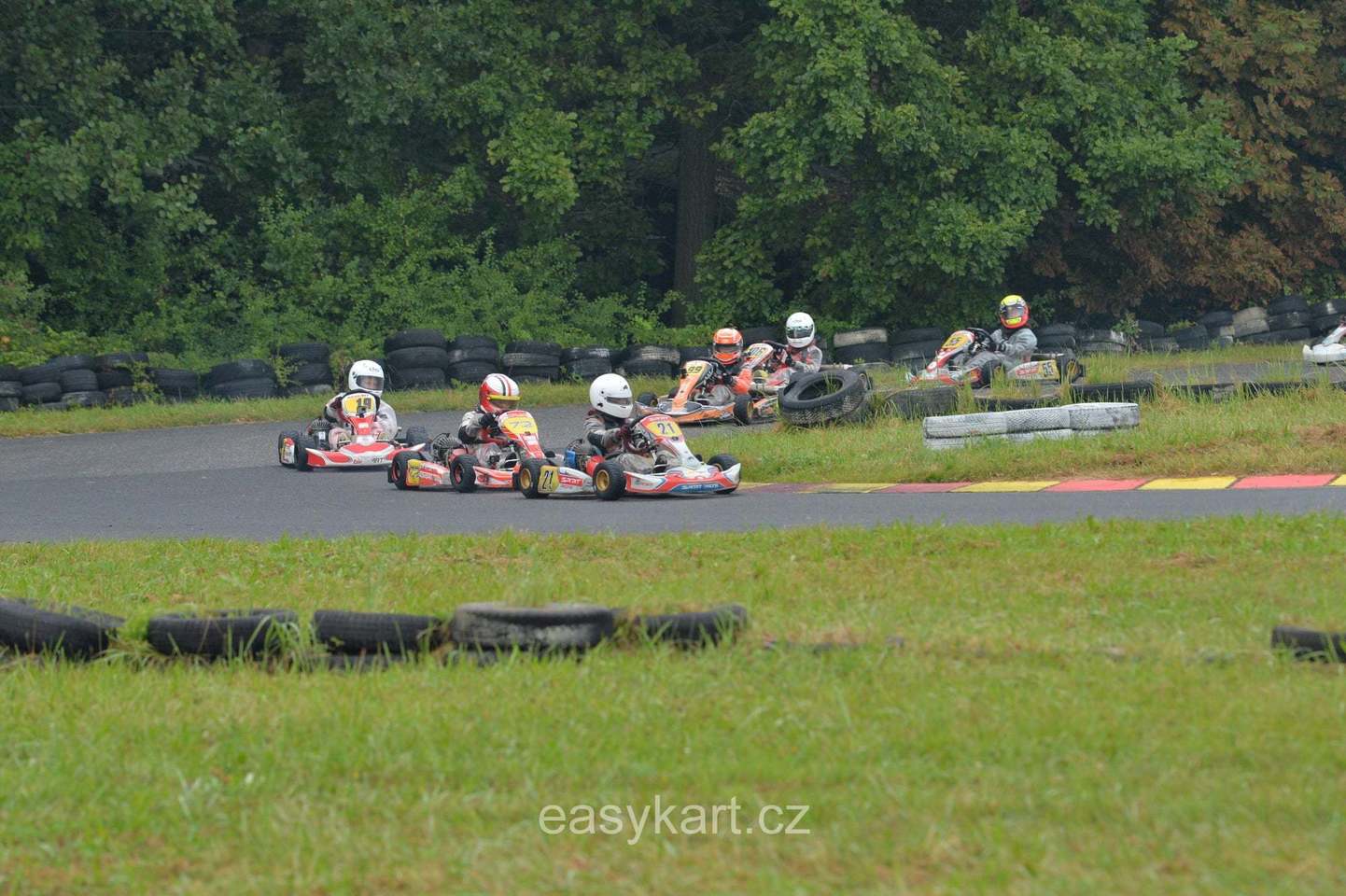 5 závod MČR v kartingu na trati zvané české zelené peklo v Písku.