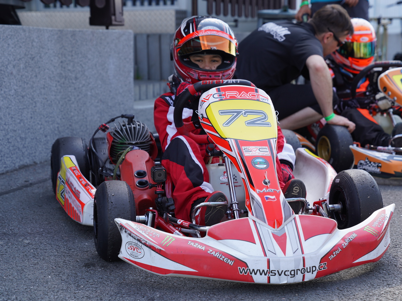 3 závod MČR v kartingu ve Vysokém Mýtě a názorné předvedení, jak nemá vypadat Slow fáze