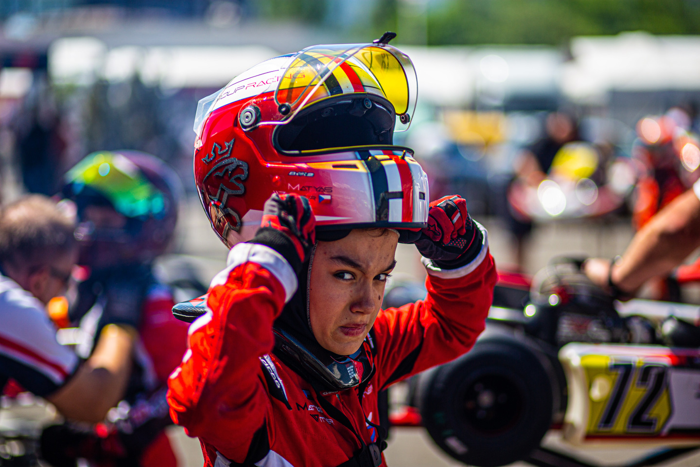 2 závod Czech Kart Open - MČR a PAČR  -  Steel Ring Třinci Easy 60 Matyas Vitver 22.05.2022 mezinárodní mistrovství  - Matyas Vitver