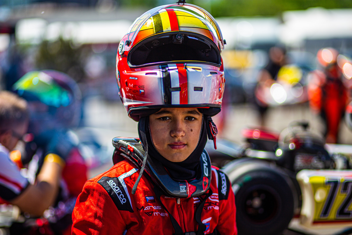 2 závod Czech Kart Open - MČR a PAČR  -  Steel Ring Třinci Easy 60 Matyas Vitver 22.05.2022 mezinárodní mistrovství  - Matyas Vitver