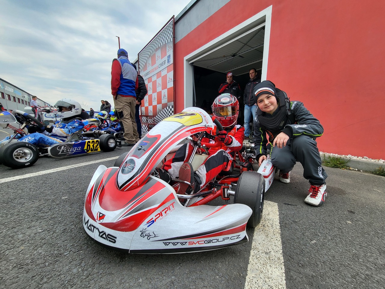 1 závod Czech Kart Open - MČR a PAČR CHEB Matyas Vitver - SPIRIT Racing a SVC GROUP - 21. - 24.04.2022 ​​​​​​​