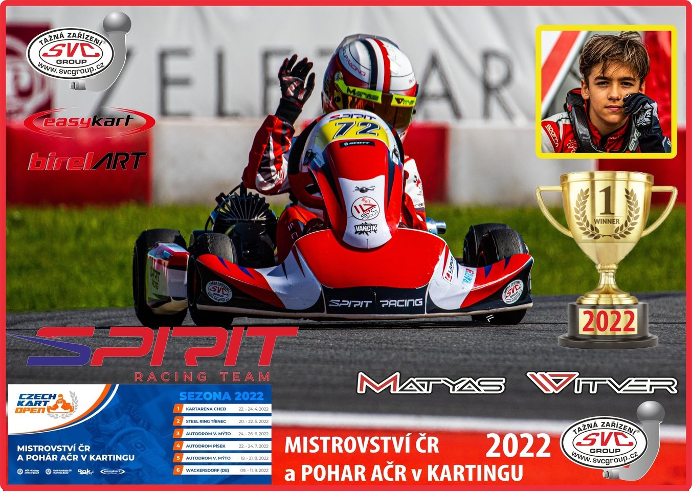 6 závod Mistrovství Czech Kart Open a Pohár EASY 60 ve Wackersdorfu  9-11.09.2022