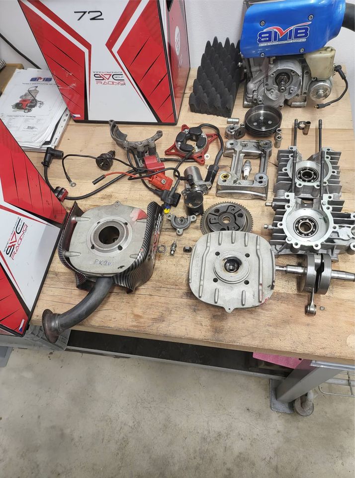 Motor po technické rozborce 