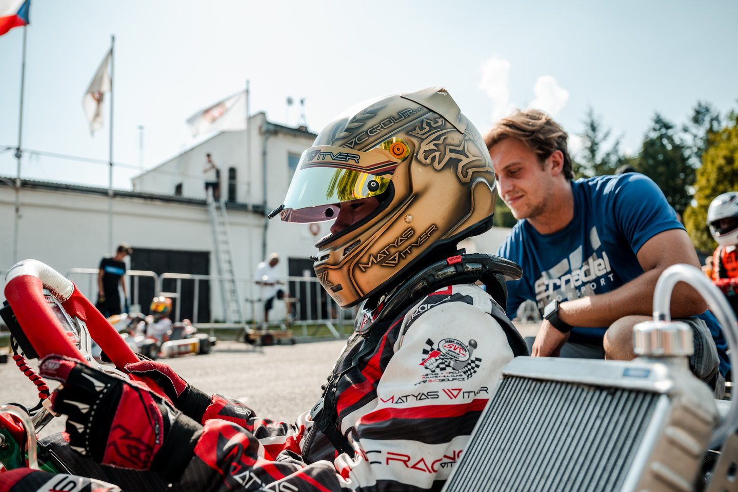 Partner tažné zařízení SVC Group pikot Matyas Vitver Go Kart   