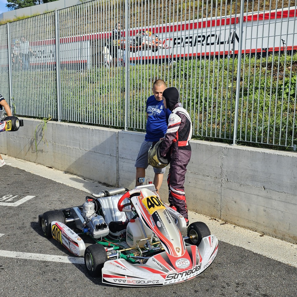 Matyas Vitver Go Kart WSK Franciacorta Partner SVC GROUP výrobce tažné zařízení