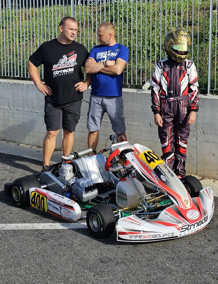 Matyas Vitver Go Kart WSK Franciacorta Partner SVC GROUP výrobce tažné zařízení