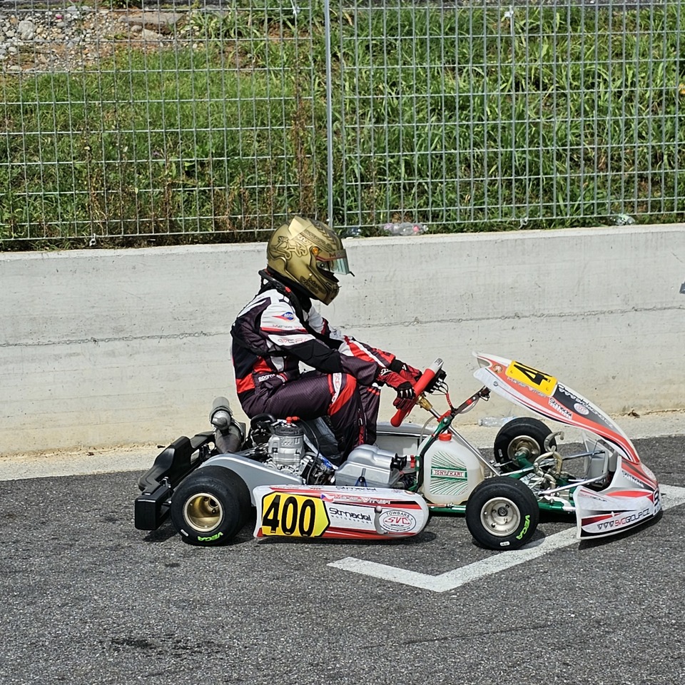 Matyas Vitver Go Kart WSK Franciacorta Partner SVC GROUP výrobce tažné zařízení