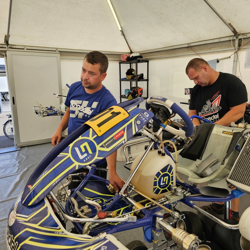 Matyas Vitver Go Kart WSK Franciacorta Partner SVC GROUP výrobce tažné zařízení