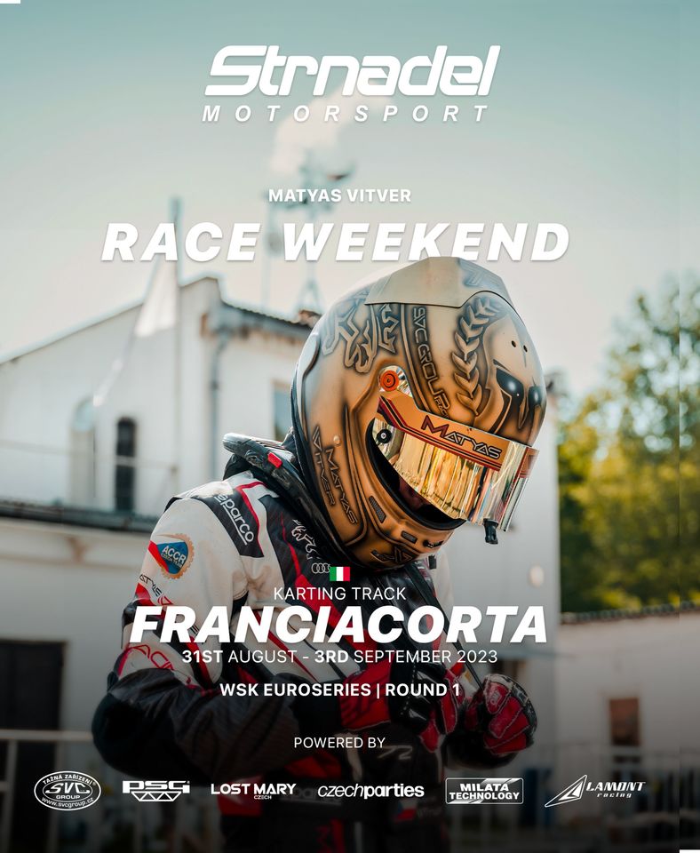 Matyas Vitver Go Kart WSK Franciacorta Partner SVC GROUP výrobce tažné zařízení
