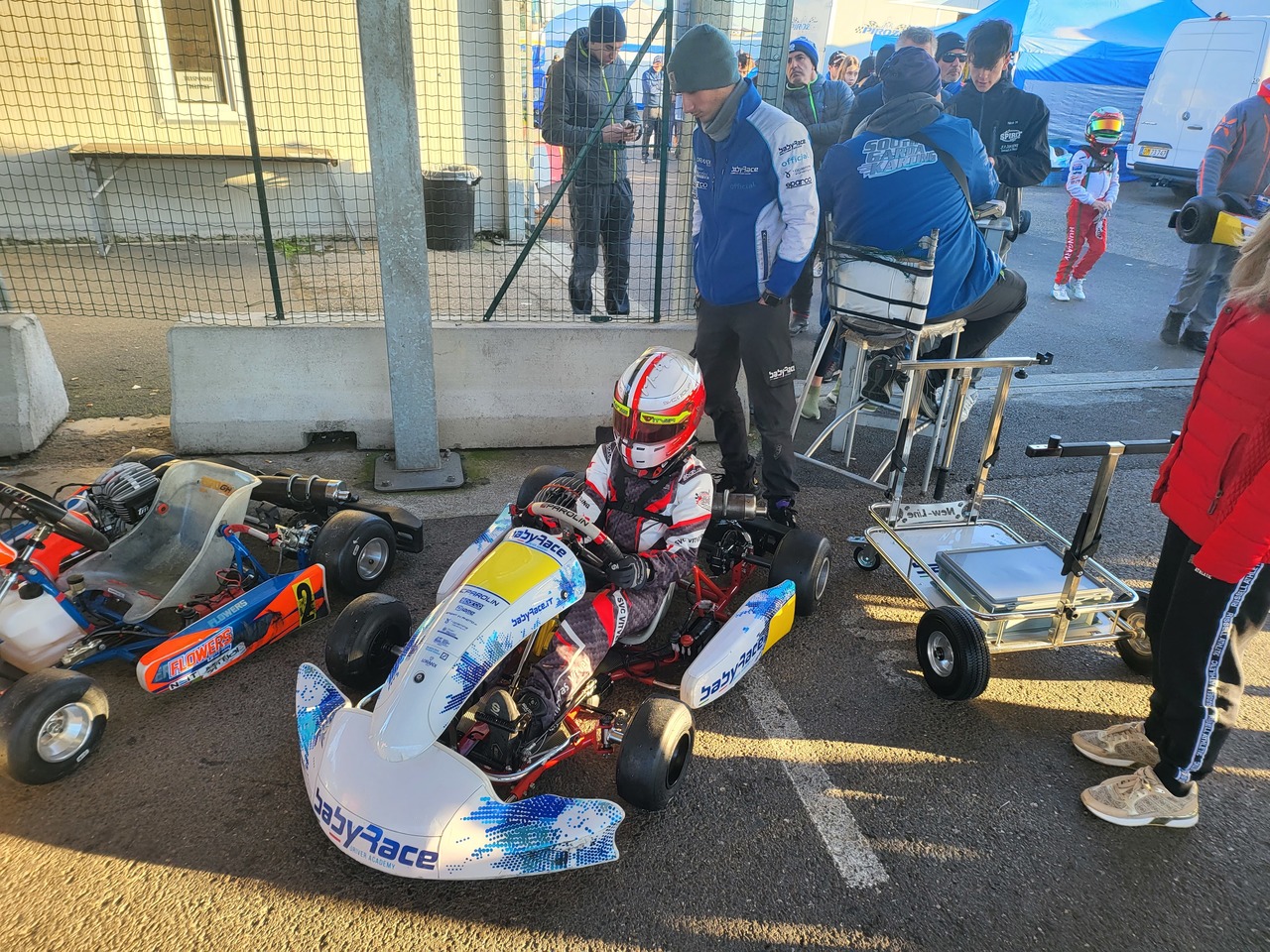 BABY RACE Matyas Vitver Motokáry Go Kart WSK Italie