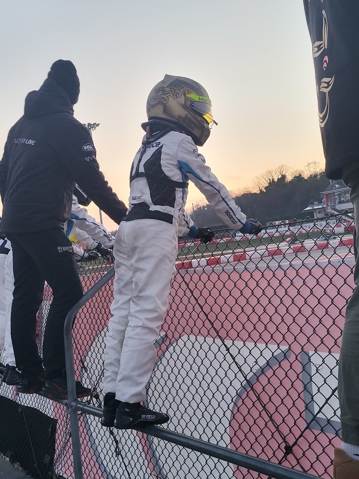 BABY RACE Matyas Vitver Motokáry Go Kart WSK Italie