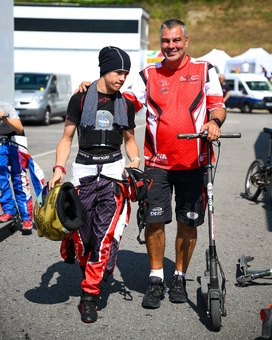 Matyas Vitver motokára karting 2024 Ambasador  
