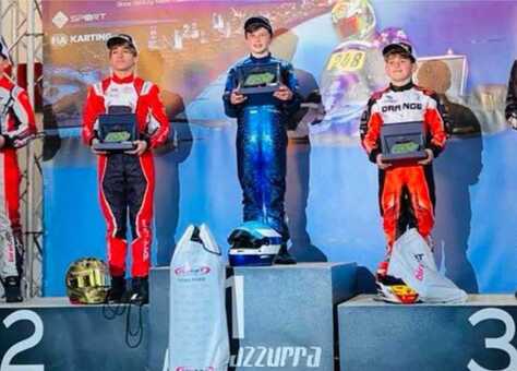 Matyas Vitver motokára karting 2024 Ambasador SVC GROUP tažné zařízení