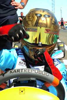 Matyas Vitver motokára karting 2024 Ambasador SVC GROUP tažné zařízení