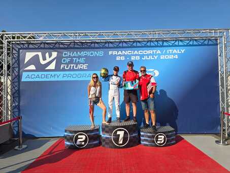 Matyas Vitver motokára karting 2024 Ambasador SVC GROUP tažné zařízení