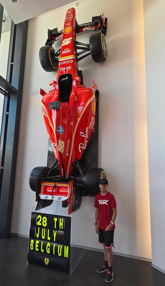 Matyas Vitver Pilot kart Ferrari 2024