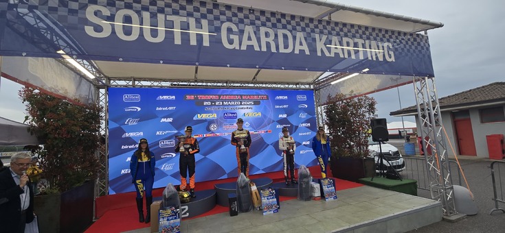 Matyas Vitver reprezentace společnosti Výrobce Tažných zařízení SVC GROUP a Gamoto Akademy - druhé místo v prestižním italském závodě 