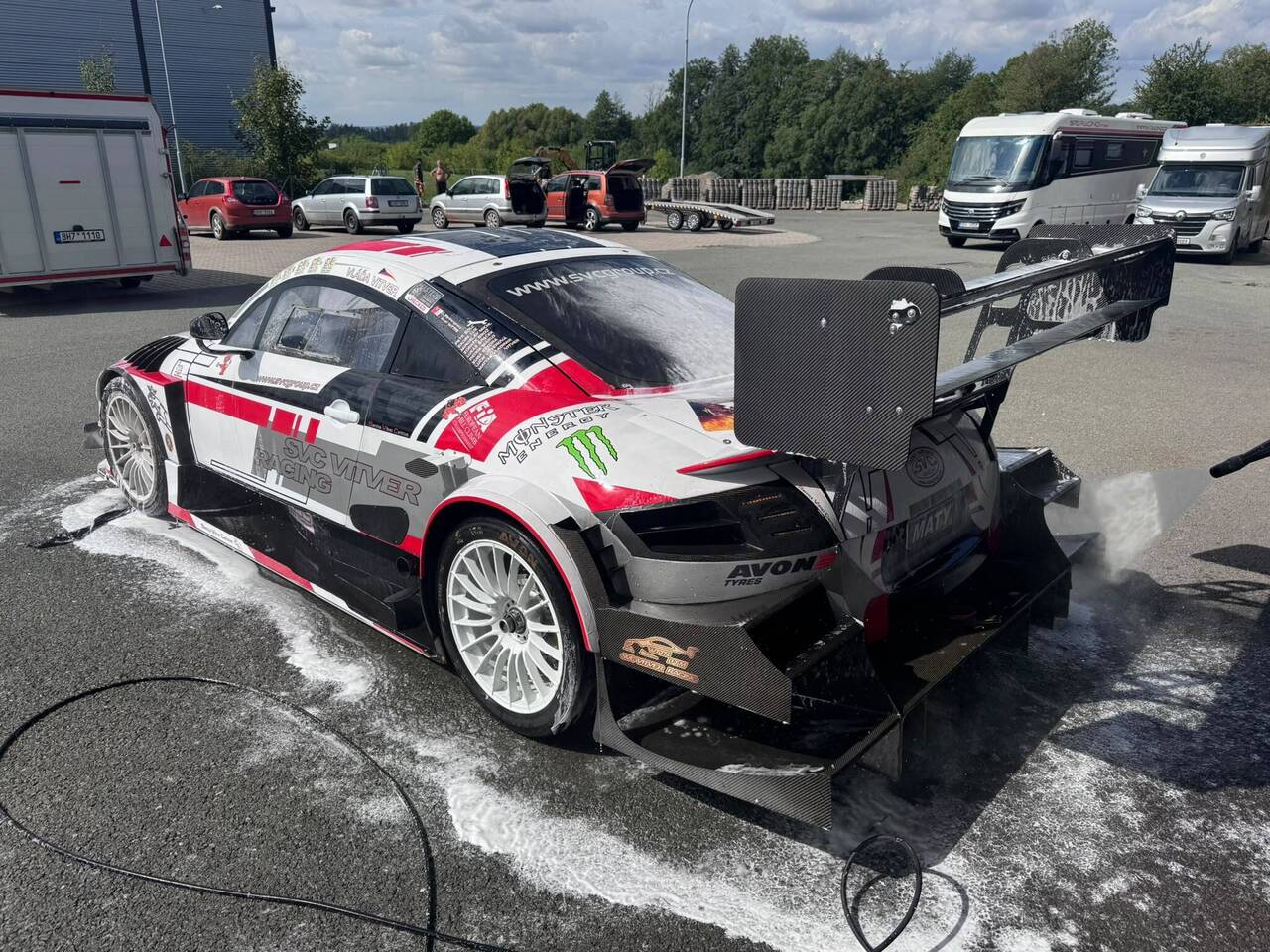 Audi WTT-R DTM Race peciál vyvinutý a speciál SVC Group, SVC Vitver Racing.