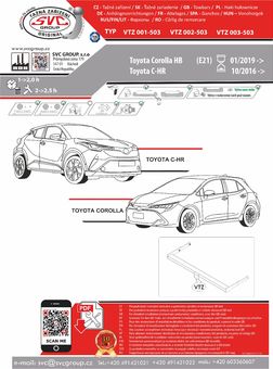 Tažné zařízení Toyota C-HR 2016 -
Maximální zatížení 90 kg
Maximální svislé zatížení bottom kg
Katalogové číslo 002-503