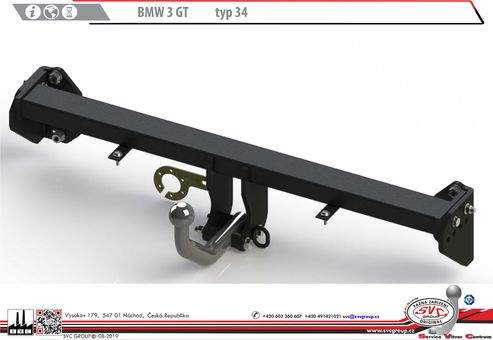 Tažné zařízení BMW 3 GT  2013 -
Maximální zatížení 100 kg
Maximální svislé zatížení bottom kg
Katalogové číslo 001-485