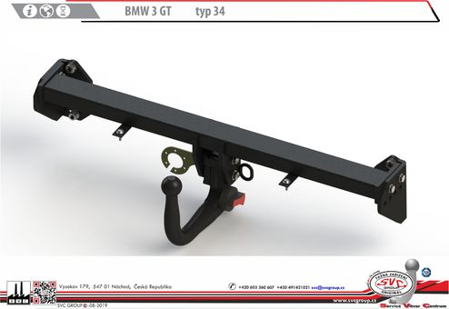 Tažné zařízení BMW 3 GT 2013 ->
Maximální zatížení 100 kg
Maximální svislé zatížení bottom kg
Katalogové číslo 003-485