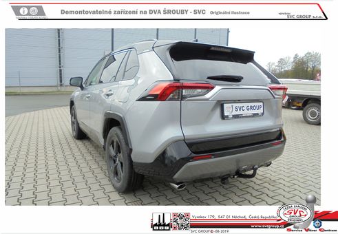Tažné zařízení Toyota RAV4 2018 -
Maximální zatížení 120 kg
Maximální svislé zatížení bottom kg
Katalogové číslo 001-486