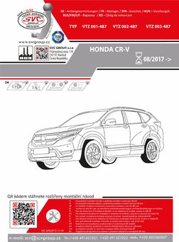 Tažné zařízení Honda CR-V
Maximální zatížení 120 kg
Maximální svislé zatížení bottom kg
Katalogové číslo 001-487
