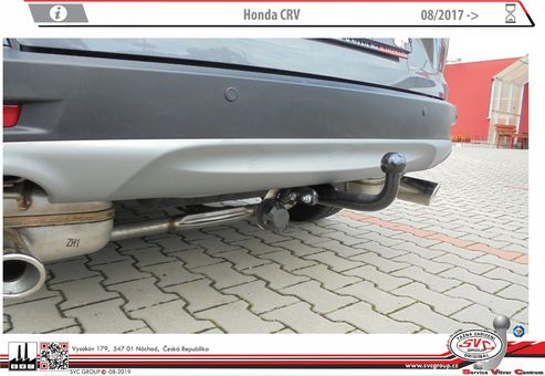 Tažné zařízení Honda CR-V
Maximální zatížení 120 kg
Maximální svislé zatížení bottom kg
Katalogové číslo 001-487