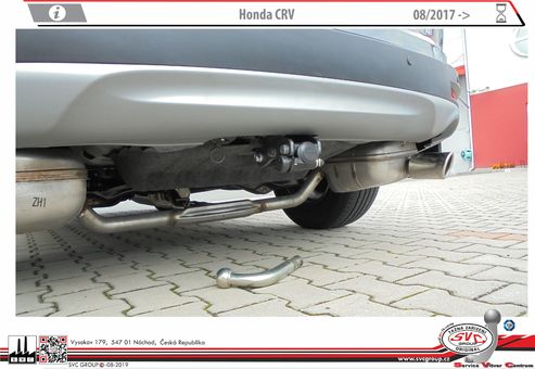 Tažné zařízení Honda CR-V
Maximální zatížení 100 kg
Maximální svislé zatížení bottom kg
Katalogové číslo 002-487
