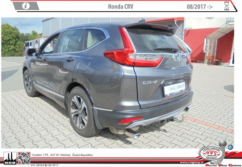 Tažné zařízení Honda CR-V
Maximální zatížení 100 kg
Maximální svislé zatížení bottom kg
Katalogové číslo 002-487