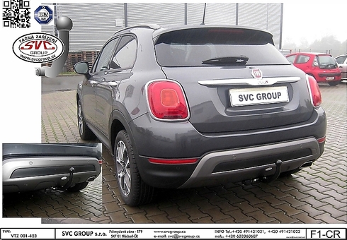 Tažné zařízení FIAT 500X + Crossover
Maximální zatížení 60 kg
Maximální svislé zatížení bottom kg
Katalogové číslo 001-423