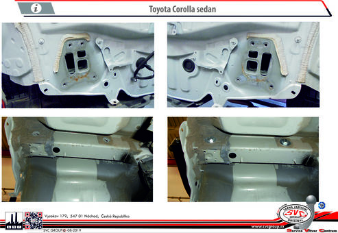 Tažné zařízení Toyota Corolla sedan
Maximální zatížení 95 kg
Maximální svislé zatížení bottom kg
Katalogové číslo 003-494