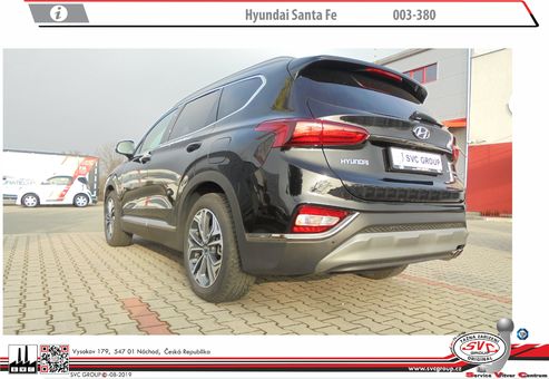 Tažné zařízení Hyundai Santa Fe  2018+
Maximální zatížení 120 kg
Maximální svislé zatížení bottom kg
Katalogové číslo 1.003-380