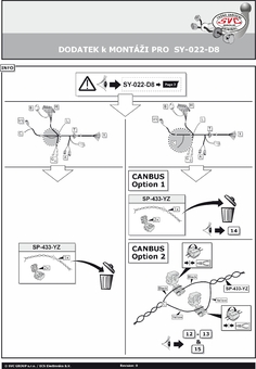 13 pólová auto zásuvka pro tažné zařízení  SY-022-D8