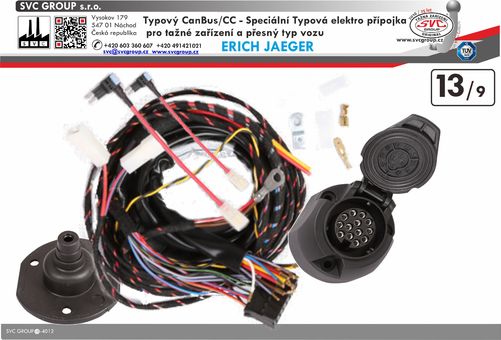 elektro tažné zařízení Jaeger 13 pinů EJ747365