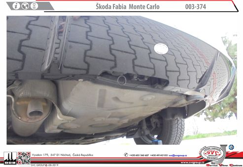 Tažné zařízení Škoda Fabia Monte Carlo a RS 2018
Maximální zatížení 85 kg
Maximální svislé zatížení bottom kg
Katalogové číslo 003-374