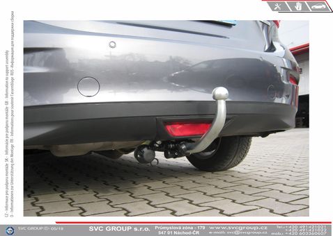 Tažné zařízení Mazda 3 Sedan 2013
Maximální zatížení 110 kg
Maximální svislé zatížení bottom kg
Katalogové číslo 002-452