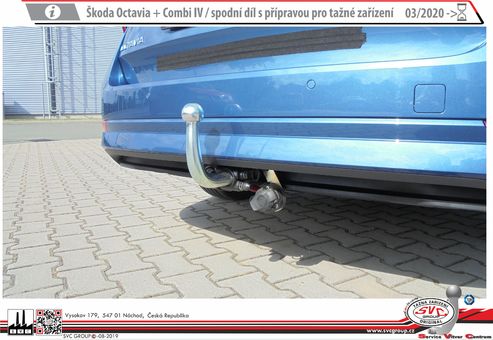 Tažné zařízení Škoda Octavia  IV s přípravou
Maximální zatížení 115 kg
Maximální svislé zatížení middle_bottom_prep kg
Katalogové číslo 6.002-350